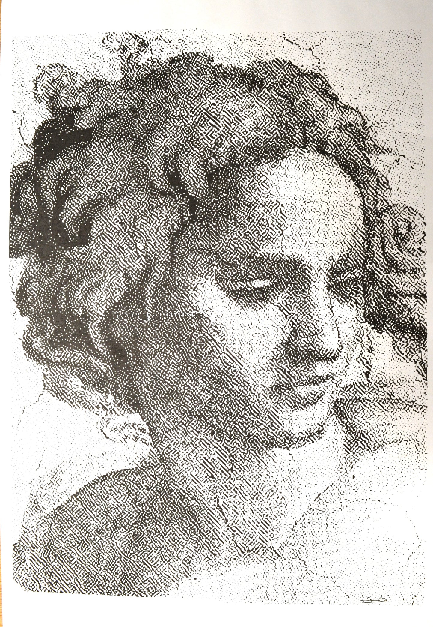 Detail from Michelangelo’s Fresco “The Prophet Ezekiel”