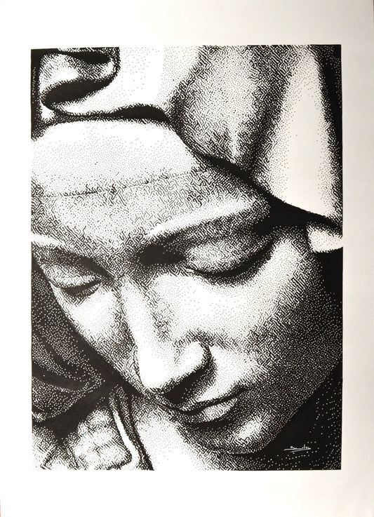 Detail from Michelangelo’s Sculpture “The Pietà”