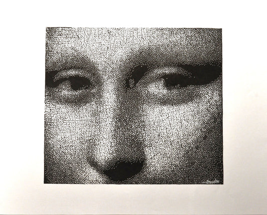 Detail from Leonardo da Vinci’s Painting “Mona Lisa”